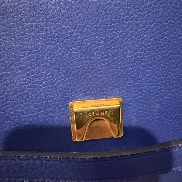 Celine Mini Belt Bag Navy Blue Calfskin - Picture 6 of 15